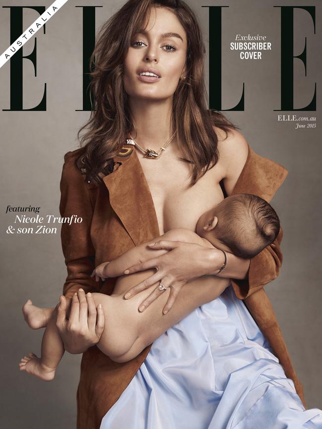 Nicole Trunfio was trying a bit hard to make a point. Picture: Supplied