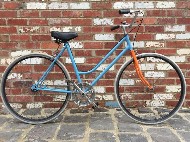 Elwood's Jeremy Watson has used the lockdown period to restore old bicycles. Picture: supplied