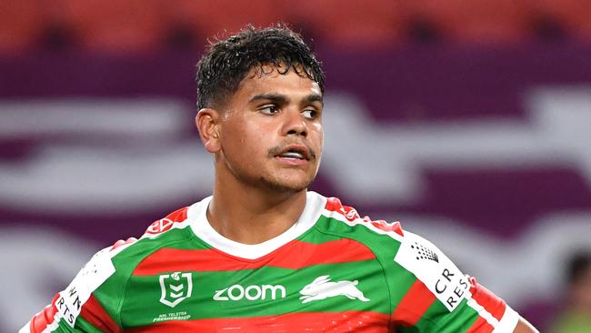 Latrell Mitchell has been exposed to a barrage of criticism. Picture: Darren England/AAP