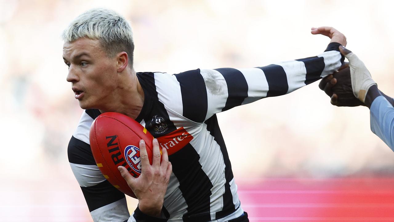 Jack Ginnivan is a chance to play against Carlton on Sunday. Picture: Daniel Pockett/Getty Images