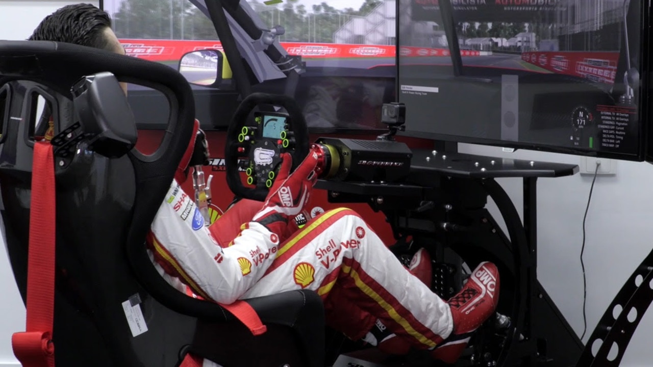 Supercars drivers will feature in the online series. Pic: Simworx