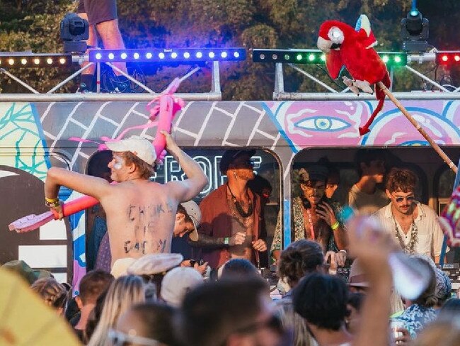 Revellers enjoying the Mountain Sounds Festival in 2018.