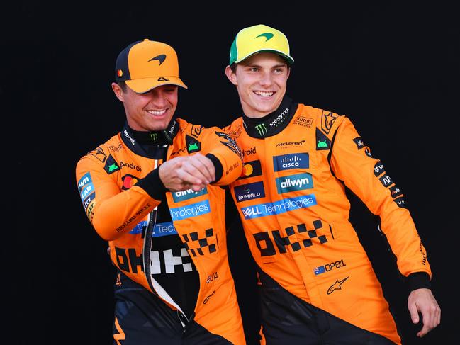 McLaren’s Lando Norris and Oscar Piastri led the team to their first constructors championship in 25 years. Picture: Getty Images