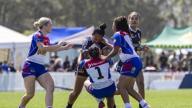 Women's Koori Knockout grand final, Redfern All Blacks vs Newcastle Yowies. Picture: Andrea Francolini