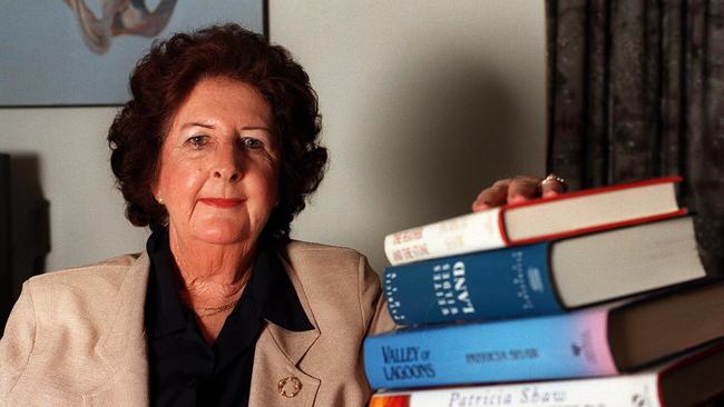 Patricia Shaw pictured at home on the Gold Coast in 1997.