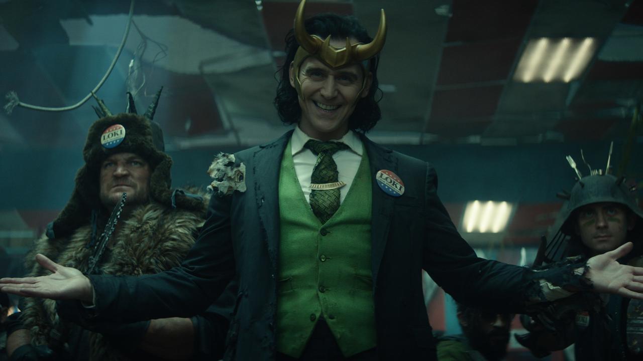 Tom Hiddleston reprises the villain in Marvel’s Loki on Disney+ streaming.