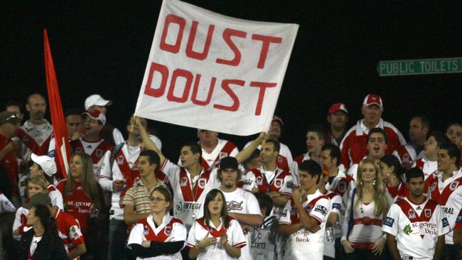 The original Oust Doust banner way back in 2007.