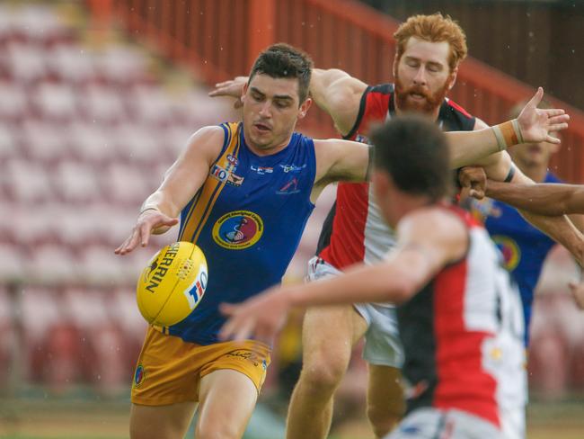 Shaun Manage  in the NTFL Round 13 match  Wanderers v Southern Districts at TIO Stadium.Picture GLENN CAMPBELL