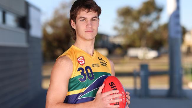 Woodville-West Torrens’ Charlie West. Picture: Cory Sutton/SANFL