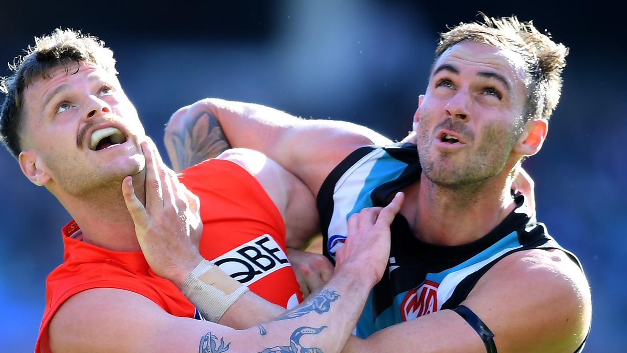 AFL: Port Adelaide pre-season, injury news, track watch, Fantasia return,  Port's ruck combo | The Australian