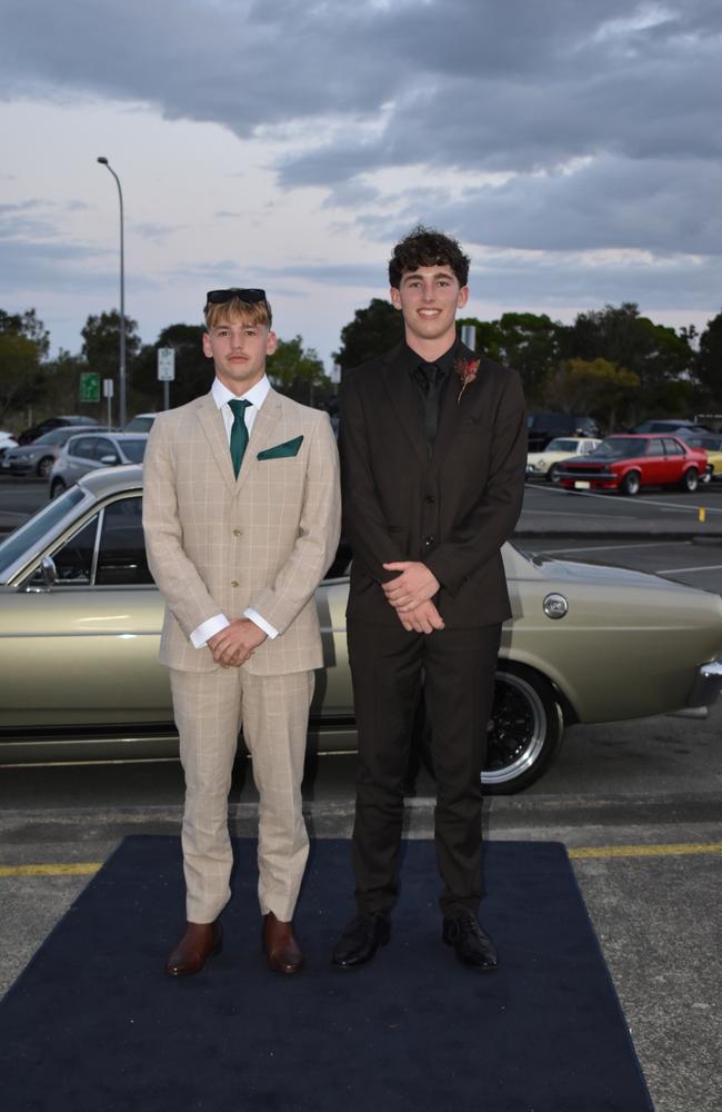 Students at the 2024 Chancellor State College formal.