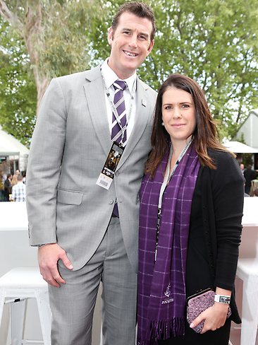 September Club at the Grand Final. Ben and Emma Roberts-Smith Picture: Julie Kiriacoudis