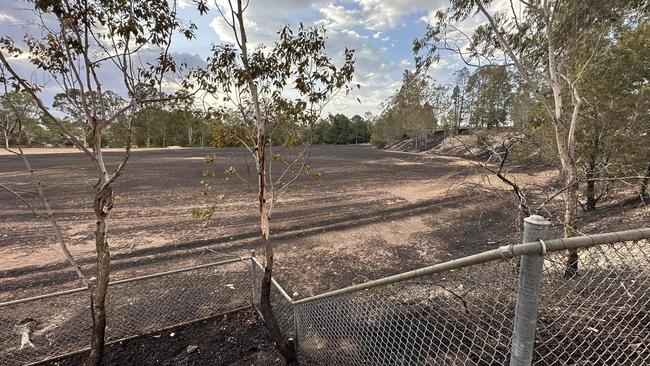 The two extremes of weather across Gympie were on show with fireys battler for an hour to contain a blaze at Gympie State High School shortly before storms, wind and rain rolled across the region on November 15, 2023.