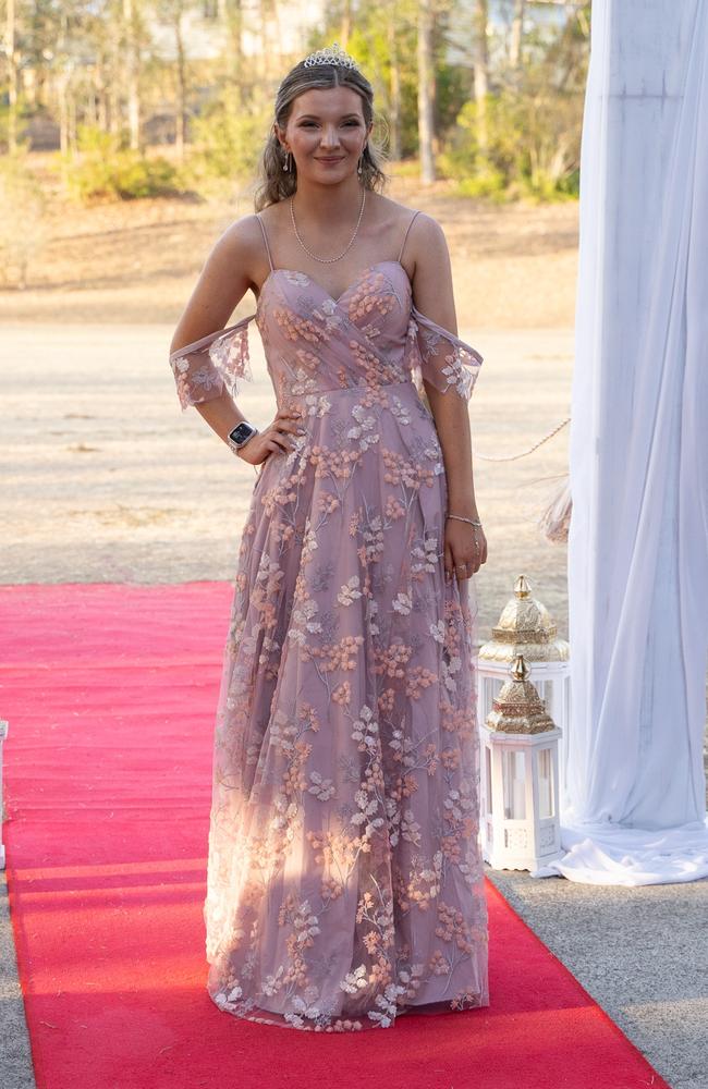 Sienna Long arrives at the Gympie State High School formal 2023. November 16, 2023. Picture: Christine Schindler