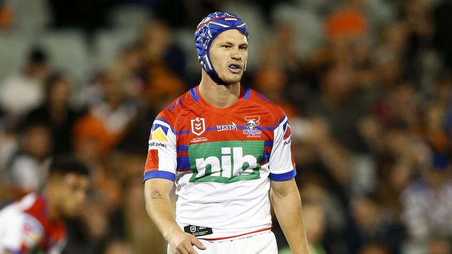 Kalyn Ponga and the Knights had a tough night against the Tigers. Picture: AAP