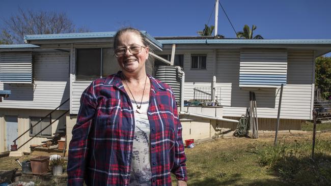 Janelle Oldfield at home in Kilcoy. Picture: Lachie Millard