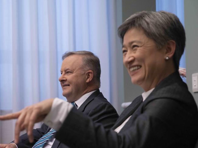 Labor Senator Penny Wong ranked as the most trusted politician in Australia, ahead of party leader Anthony Albanese. Picture: NCA NewsWire / Gary Ramage