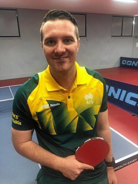 Joel Coughlan in his Aussie-kit ahead of the Oceania Para Champs at Darwin.