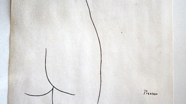 Art Collector Fernando Da Costa inherited an ink sketch by Pablo Picasso.