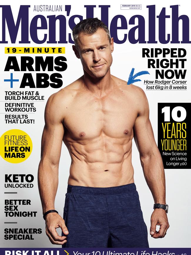 Rodger Corser Men’s Health cover.