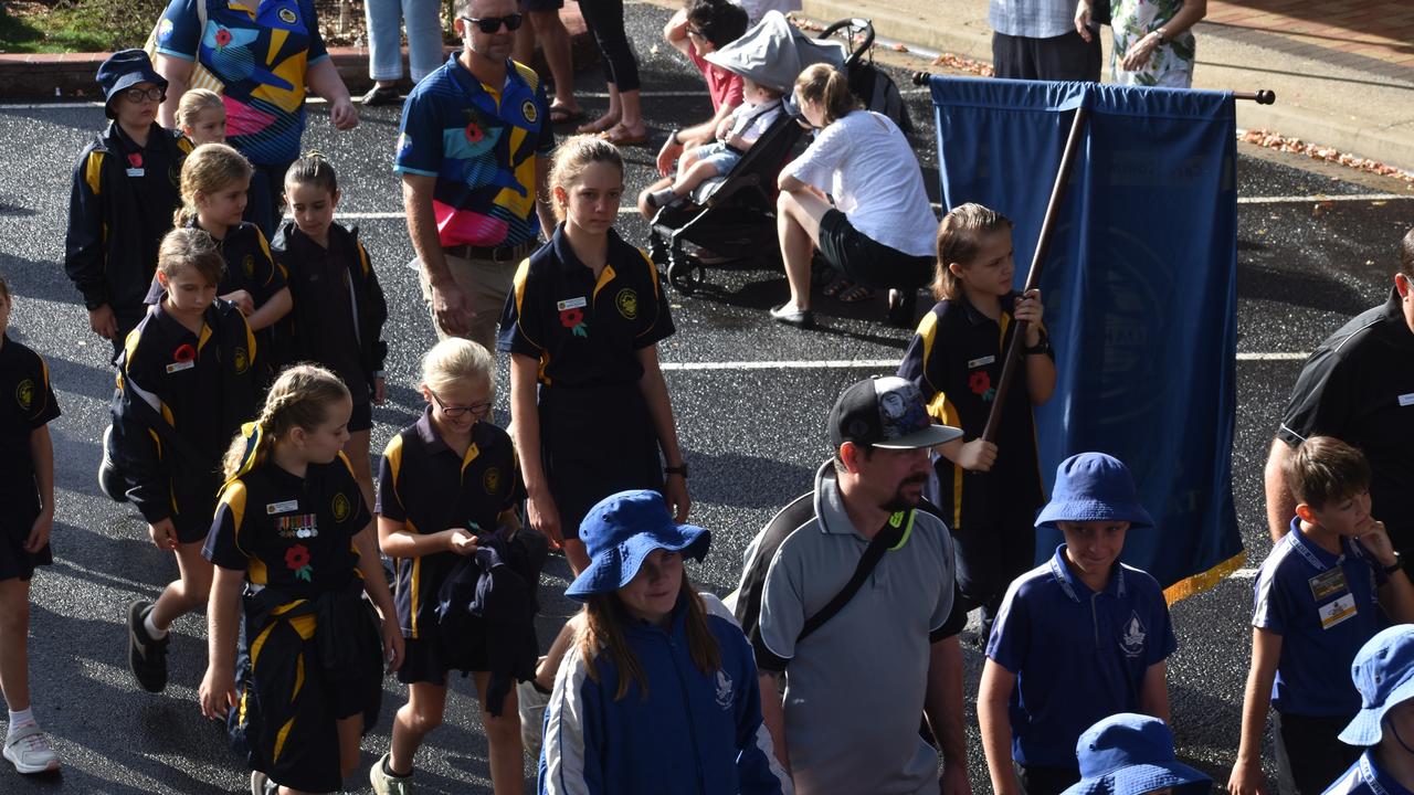 Scenes from the Bundaberg Civic Service.