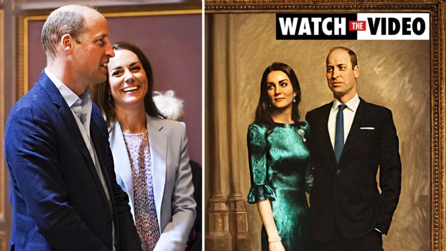 Kate Middleton and Prince William unveil first official portrait