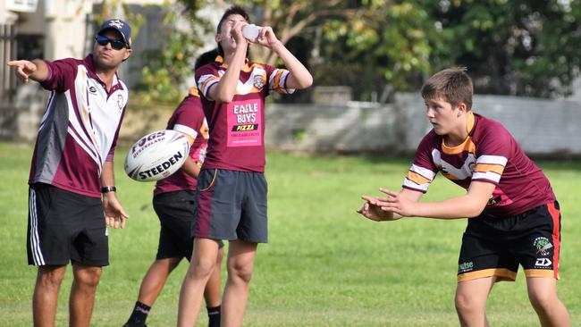 Nicholas Stokes, ISHS. Photographs from the Will Murdoch Perpetual Shield. The annual U14 rugby league competition, in its second year, involved Gilroy Santa Maria College, Ingham State High School and St Teresa's Catholic College Abergowrie. Picture: Cameron Bates