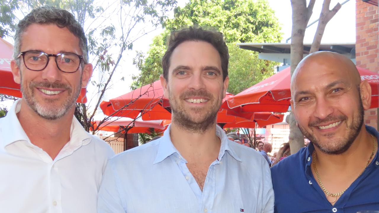 Blake Hawkins, Dan and Antoine at The Normanby on Melbourne Cup day.