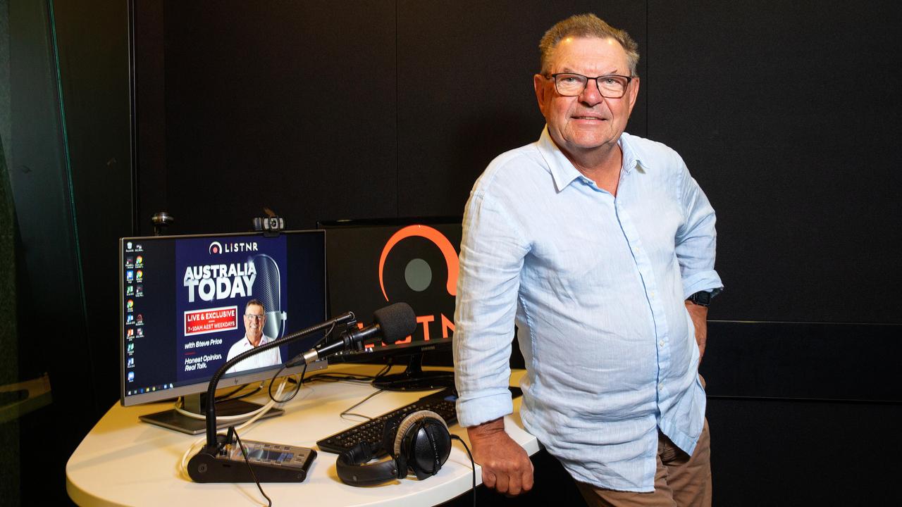 Steve Price has a new national show that is available through the Triple M app. Picture: Mark Stewart