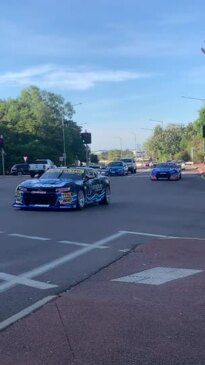 Supercars drive into Darwin CBD