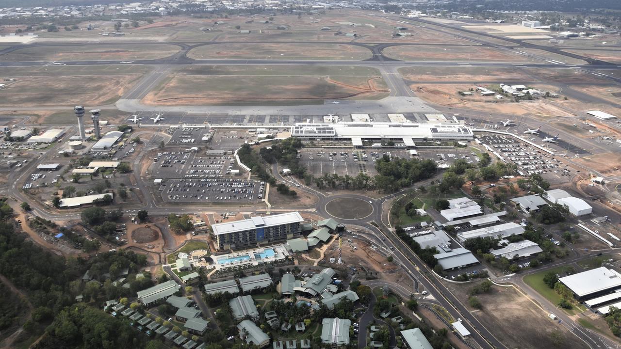 Aerial view of the Darwin Airport and resort. November 23, 2023. Picture: Sierra Haigh