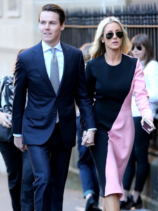 Roxy Jacenko supported her husband Oliver Curtis through his court case.