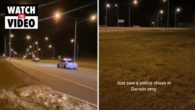 High-speed police chase