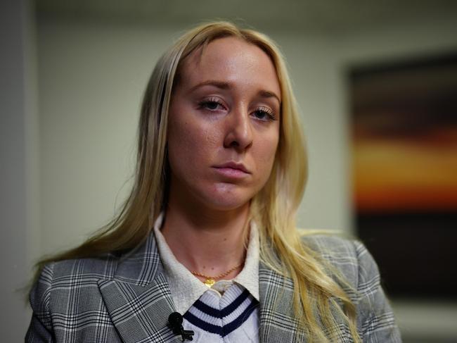 Ariel Bombara says police ignored her warnings. Picture: ABC News / Phil Hemingway