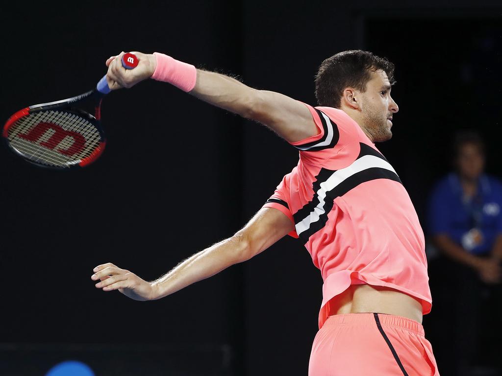 The agnles were insane, Dimitrov v Kyrgios in round 4 Pic: Michael Klein