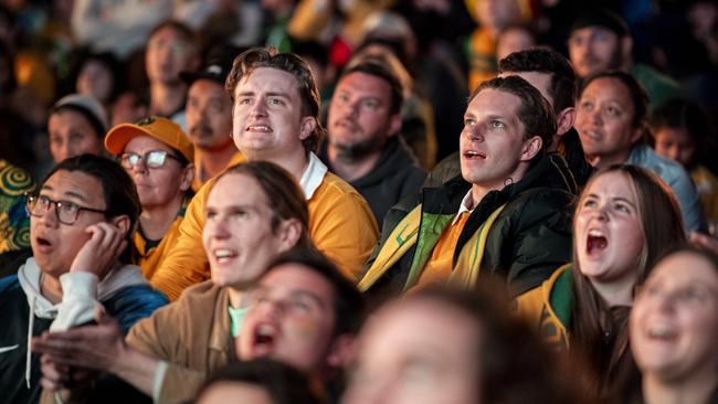 Sydney’s Tumbalong Park is one of the official live sites to watch the final two matches of the WWC this weekend. Picture: NCA NewsWIRE/ Monique Harmer