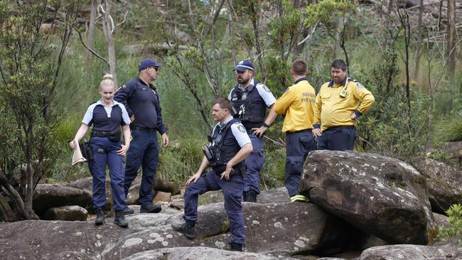 Emergency services were called to the area late Saturday morning. Picture: NewsWire / Damian Shaw