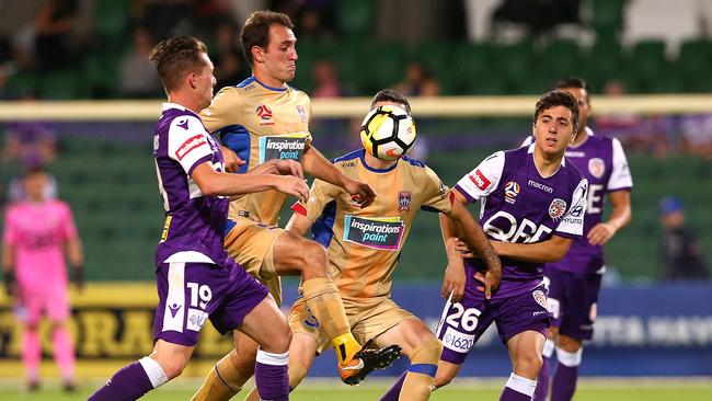 Ben Kantarovski takes control against Perth.