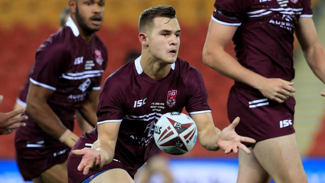 Jake Simpkin in action during the Under 18 Queensland teamn. Pics Adam Head