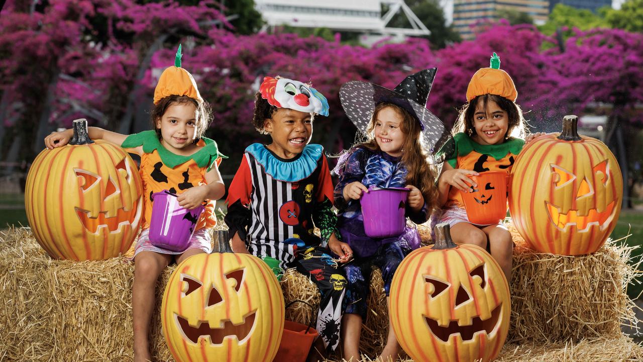 Scary scenes as spooktacular street party hits Brisbane precinct