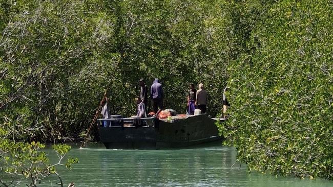 The NLC says the illegal fishers were concealed in the mangroves.