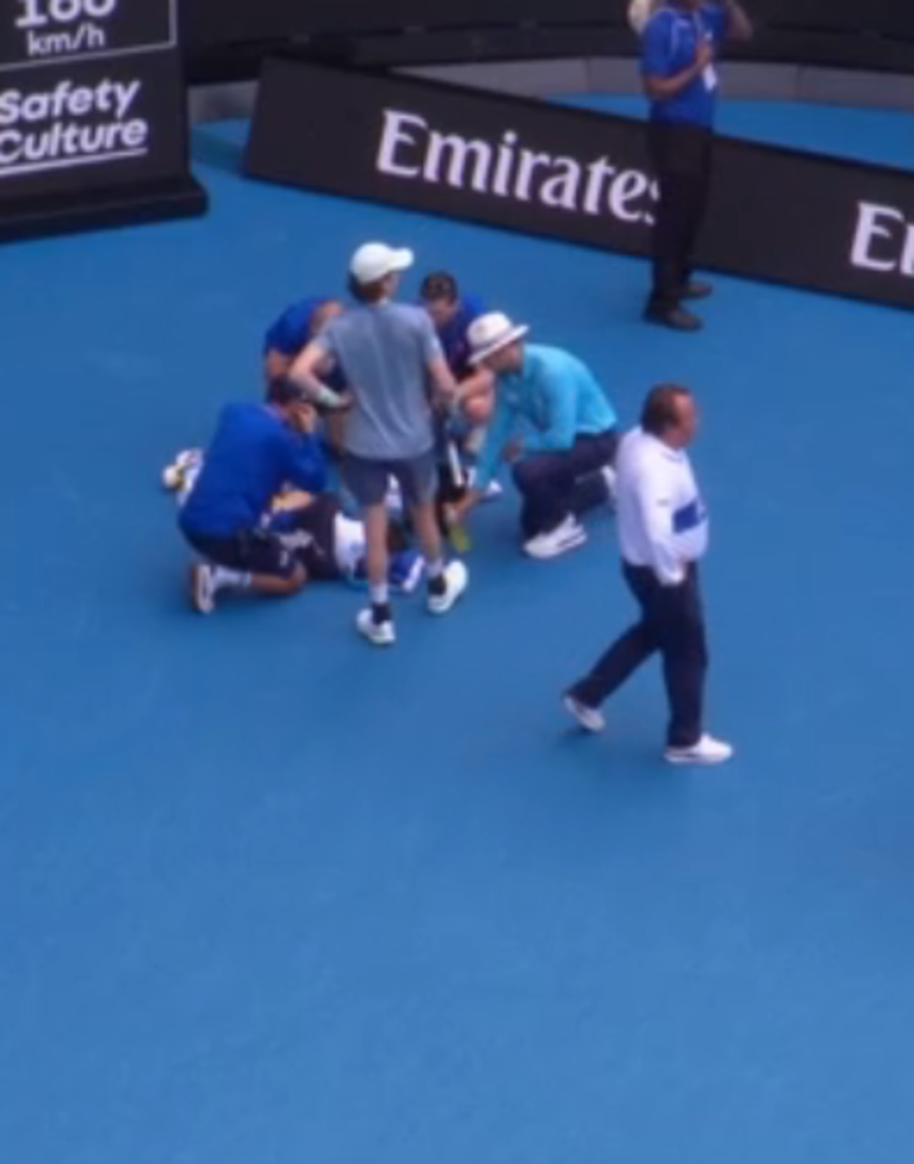 Star's Quick Action Saves Fainting Ball Kid on Australia's Hottest Day