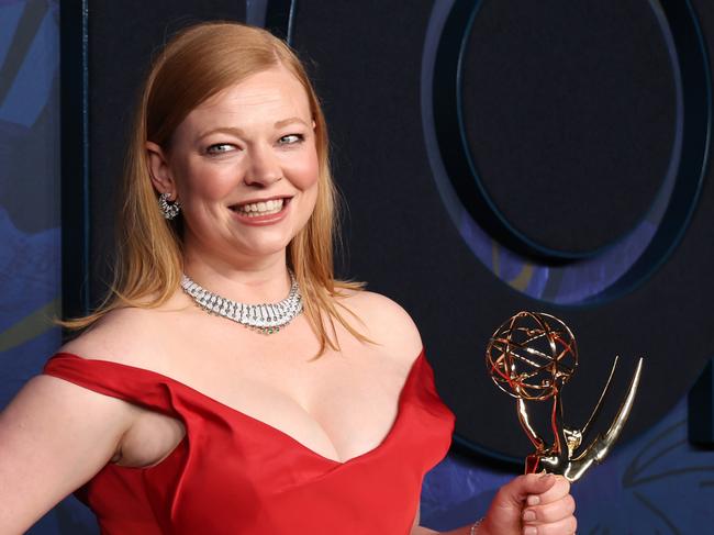 WEST HOLLYWOOD, CALIFORNIA - JANUARY 15: Sarah Snook attends HBO's 2024 post-Emmy Reception at San Vicente Bungalows on January 15, 2024 in West Hollywood, California. (Photo by Amy Sussman/Getty Images)