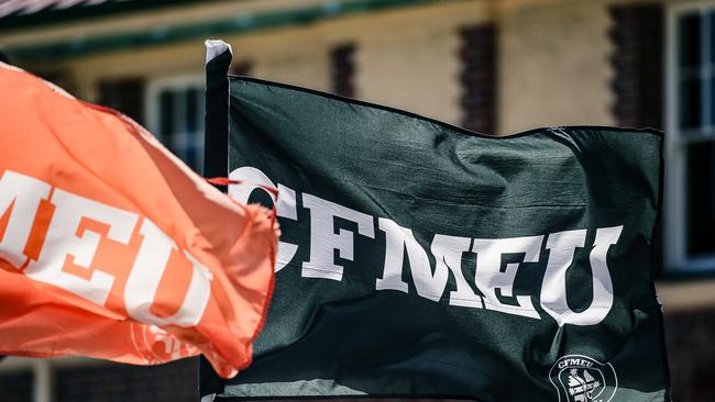 CFMEU official’s car allegedly firebombed