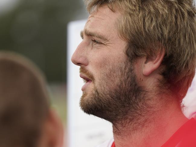 MPNFL football Division 1: Bonbeach v Sorrento. Sorrento coach Leigh Poholke. Picture: Valeriu Campan