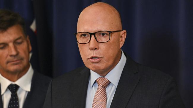 The Leader of the Opposition Peter Dutton. Picture: NCA NewsWire / Martin Ollman