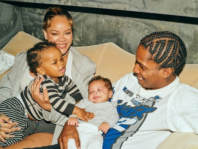 Rihanna and rapper A$AP Rocky share two sons.