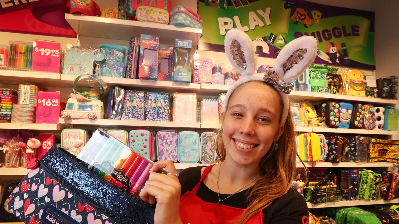 Smiggle is just one of the Aussie stores that will close from 6pm. Picture: Liam Kidston