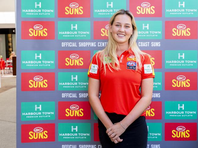 Gold Coast Suns AFLW player Dee Heslop. Picture: Supplied.