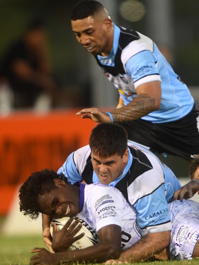 Sharks vs Darwin Brothers' Humpty Dumpty Foundation round of 2022 NRLNT season. Picture: (A)manda Parkinson